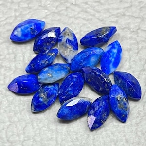 3X6 Mm Marquise Cut-Unique Lapis Lazuli Cut Unique Royal Blue LAPIS LAZULI  Handcrafted Lapis Lazuli Cut- Rare Lapis Lazuli Marquise Cut