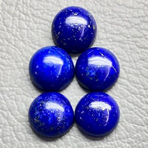 10 MM Round Cab-Multi Size Lazuli, Stunning Lapis Lazuli Gemstone Cab, Raw Lapis Lazuli Stone-Natural Lapis Lazuli Crystal-Lapis Lazuli Cab