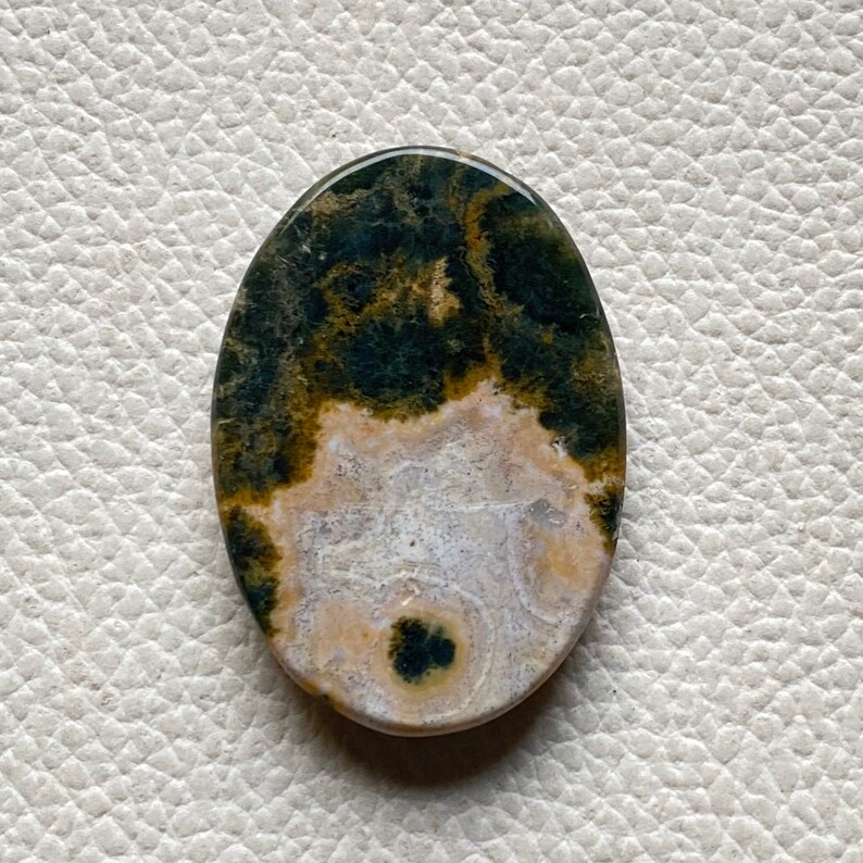 2 Tone Ocean Jasper Cabochon-Double Shade Ocean Jasper Stone-Magical Color Tone Ocean Jasper-Smooth Ocean Jasper Jewelry Making Stone-Loose