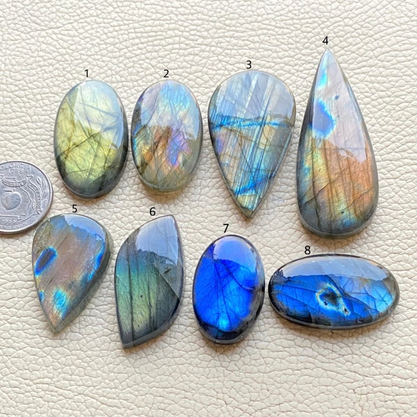 Labradorite With Copper Flash Rainbow-Multi fire Labradorite Black Rainbow Loose Natural Labradorite Cab-Labradorite Spectrolite Gemstone