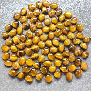 9X11 MM Oval Cab-Tiger Eye Rough Stone - Gold Tiger Eye Raw Stone Bulk Lot Tiger Eye Gemstone Top Quality Tiger Eye Stone-Tiger Eye Cabochon
