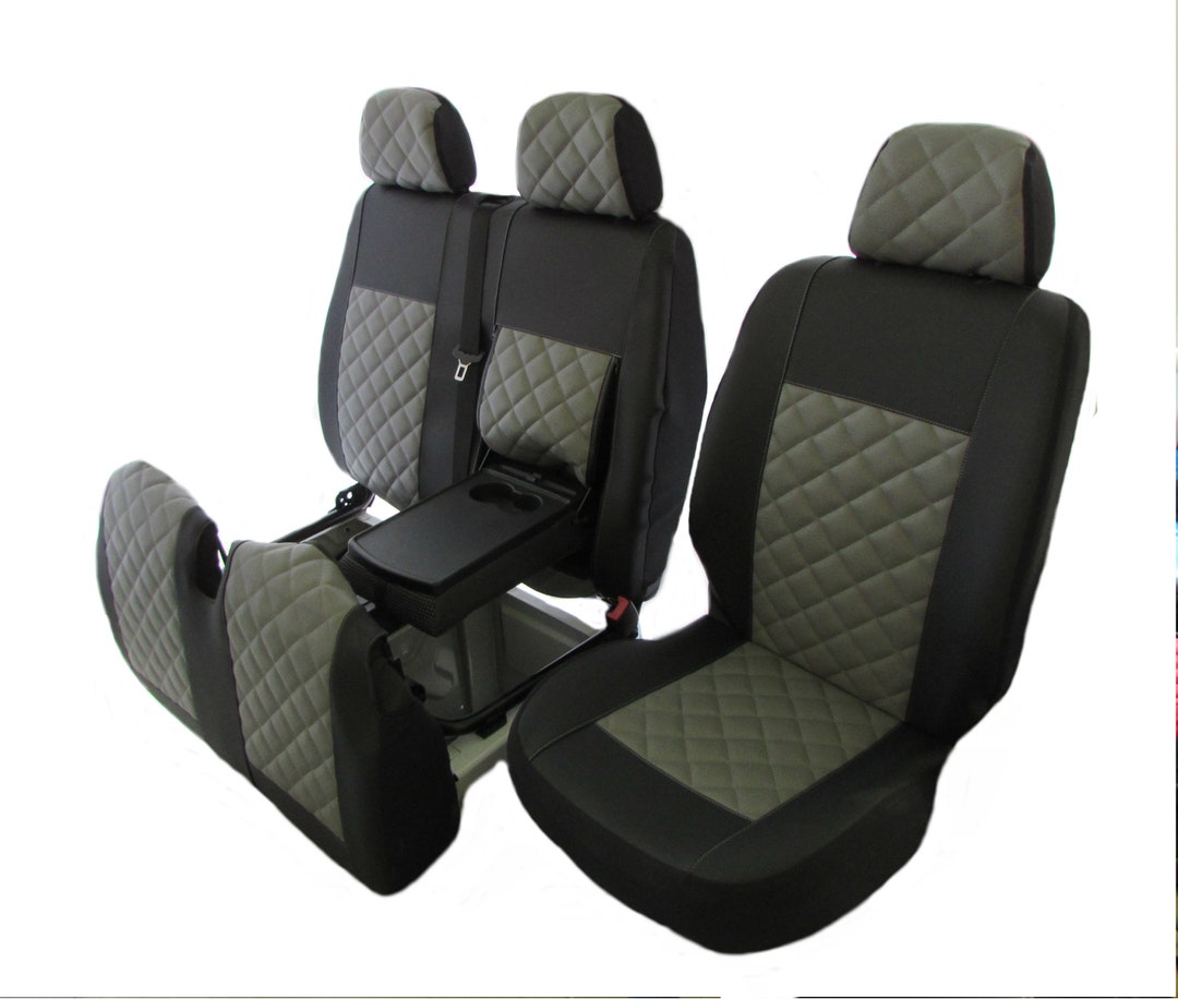 Designed to Fit Ford Transit MK7 2006-2012 ECO LEATHER Seat Covers