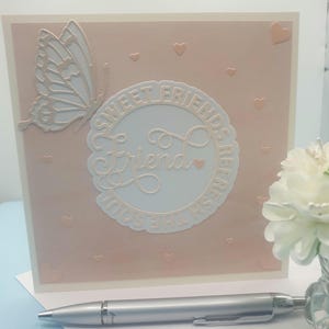 "Eine Grußkarte mit dem Spruch ""Sweet friends fresh the soul""." Karte für die beste Freundin. Freundschaftskarte. Einzigartig & Handarbeit.