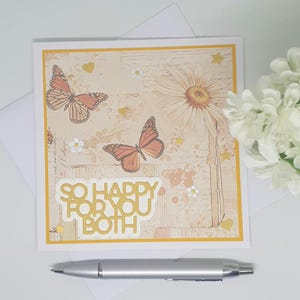 Felicitaciones para la pareja. Compromiso/boda, embarazo/nuevo bebé. Felicitaciones por la primera compra de una casa. Si hay alguna buena noticia, una tarjeta de felicitación.