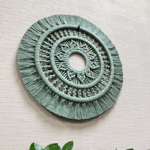 Boho Macrame Mandala Wall Decor - Handmade Macrame Wall Panell