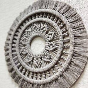 Boho Macrame Mandala Wall Decor - Handmade Macrame Wall Panell