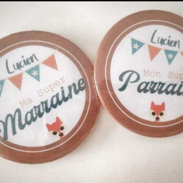 Badge épingle , aimant ou encore miroir de poche à personnaliser