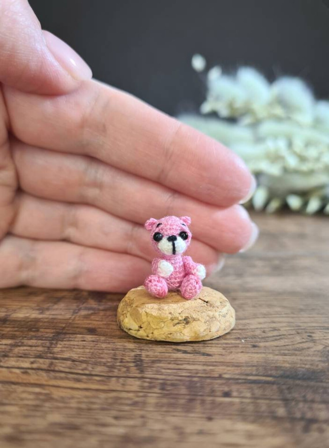 Cute little bear mini crochet bear tiny stuffed animals Etsy