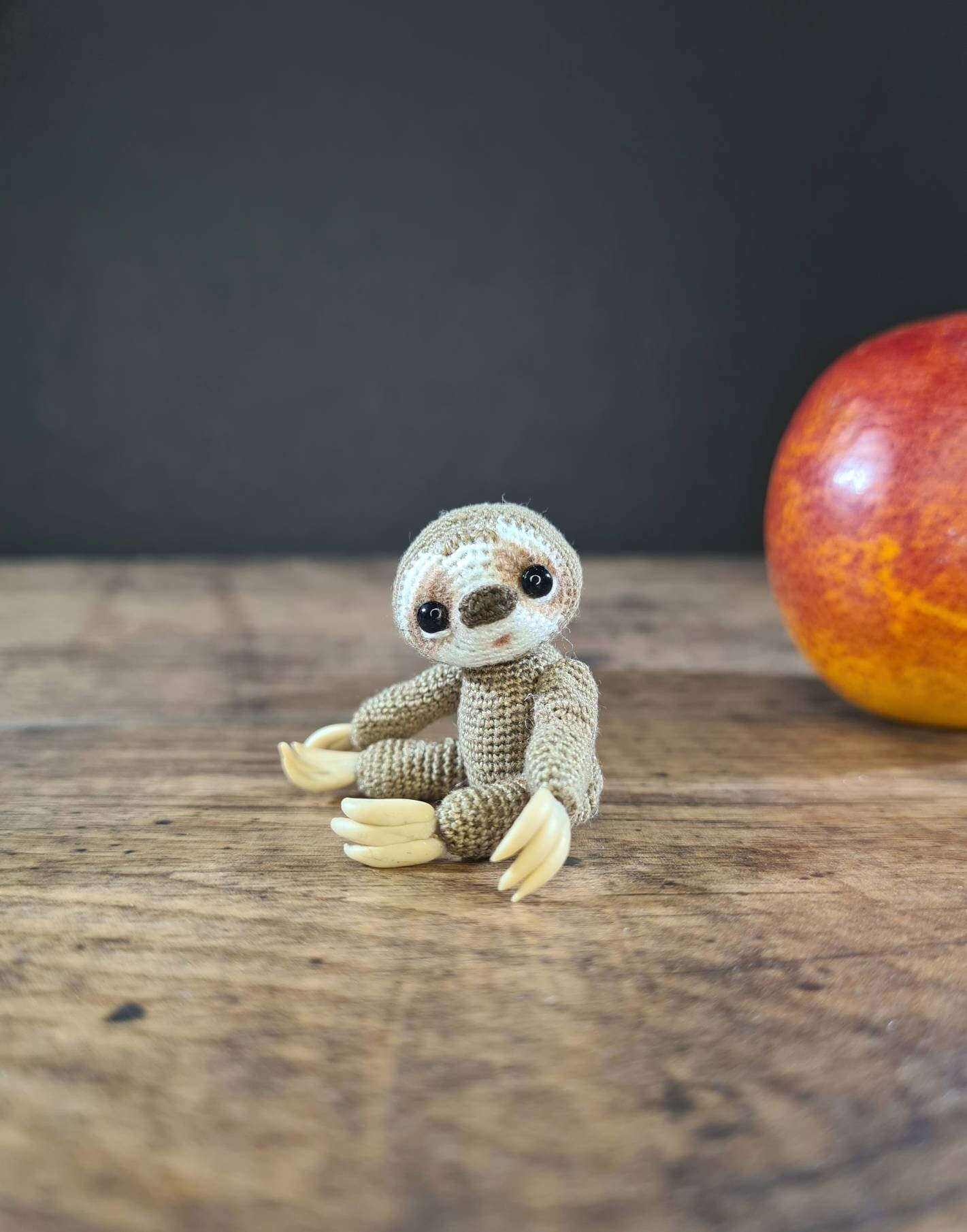 Faultier Stofftier Zoo süße Faultier Figur Miniatur | Etsy