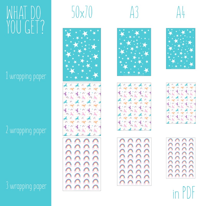 Printable Gift Wrapping Paper DIY Wrapping Paper With Etsy