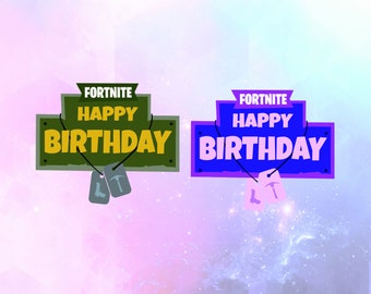 Download Happy Birthday Fortnite Svg | Real Fortnite V Bucks ...