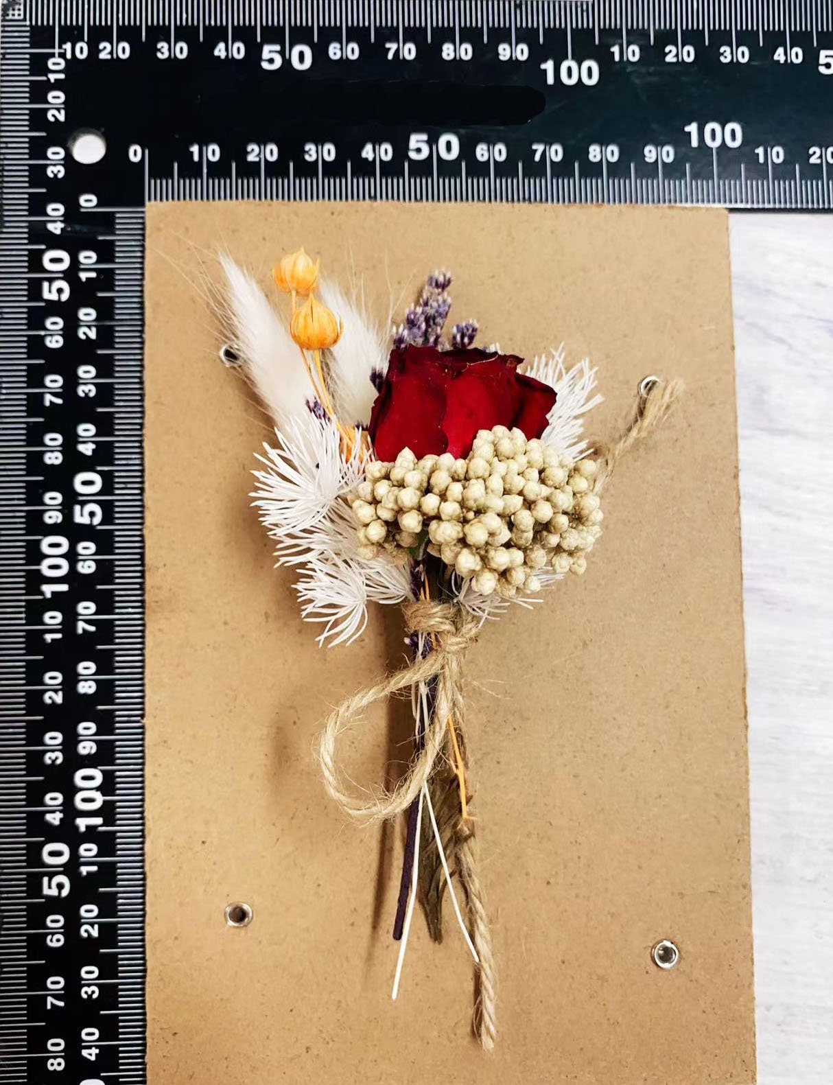 Popvcly Mini Bouquet Flowers-Natural Handmade Dried Flower Bouquet with  Gift Box Packaging,for Valentine's Day Gifts