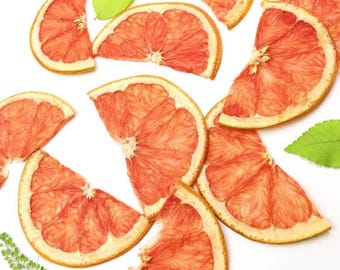 Pressed Fruits,Pressed Half slice grapefruit ,Set of 2 PCS,dried grapefruit slice,dried Fruits
