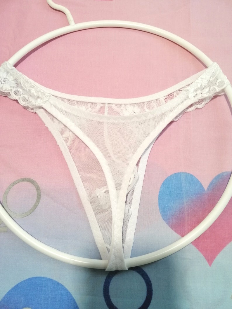 Culotte Cache-Sexe Pour Hommes - Maille Dentelle Bout Chameau, Gainante, Pour Travestissement, Cosplay, Fêtes - 2