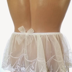 skirt white, lingerie for men, skirt unisex image 3