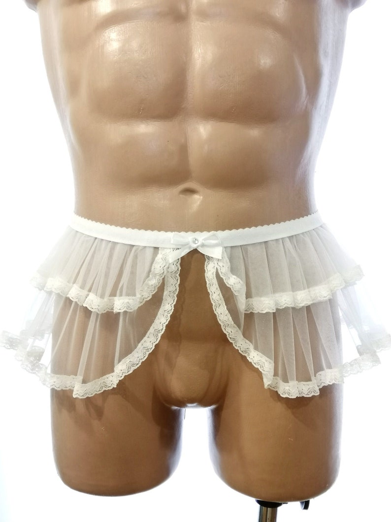 sissy skirt white, sissy lingerie for men, white mini skirt gay, small skirt unisex,  transparent mini skirt, sexual mini skirt unisex 