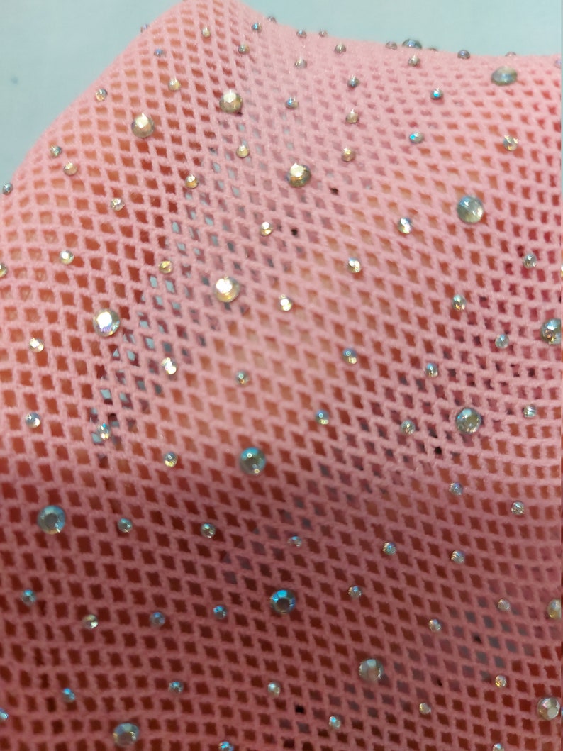 Ropa interior de malla para hombre: lencería elástica hecha a mano pink without stones