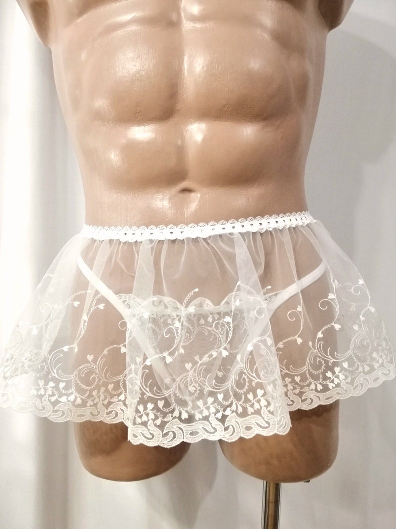 sissy skirt white, sissy lingerie for men, white miniskirt gay, small skirt unisex, miniskirt 3D embroidery, sexual miniskirt unisex 
