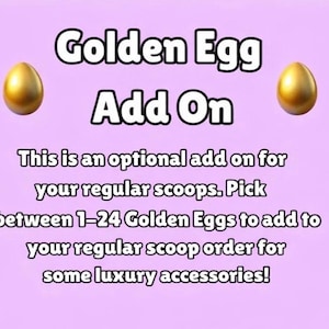 Goldenes Ei Add-On | Extra Luxus Ei für Deine Regelmäßige Mystery Scoop Bestellung