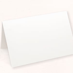 Segnaposto vuoti / segnaposto / biglietti da visita per matrimoni, battesimi, comunioni, ecc. da scrivere su di sé - Fai da te --- Biglietti pieghevoli