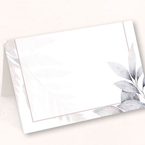 Cartões de lugar exclusivos / cartões de lugar / cartões de visita para casamentos, baptizados, comunhões, etc. para escrever em si mesmo - Design No.30B --- VENDAS