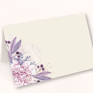 Cartões de lugar exclusivos/cartões de lugar/cartões de visita para casamentos, baptizados, comunhões, etc. para escrever em si mesmo - DIY -- Não. 76 - VENDAS