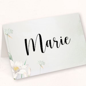 Cartões de lugar exclusivos/cartões de lugar/cartões de visita para casamentos, baptizados, comunhões, etc. para escrever em si mesmo - desenho nº. 50 - VENDA