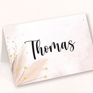 Cartões de lugar exclusivos/cartões de lugar/cartões de visita para casamentos, baptizados, comunhões, etc. para escrever em si mesmo - desenho nº. 21 --- VENDAS