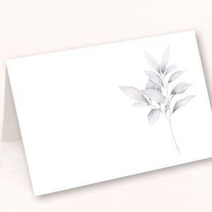 Cartões de lugar exclusivos / cartões de lugar / cartões de visita para casamentos, baptizados, comunhões, etc. para escrever em si mesmo - Design No.30A --- VENDAS