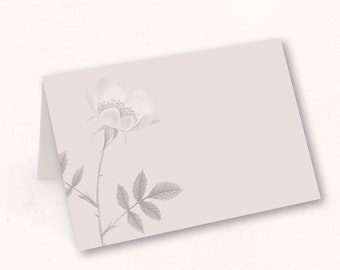 Exklusive Tischkarten für Hochzeit, Taufe, Kommunion, etc. zum selbst beschriften - DIY --- Design No. 55