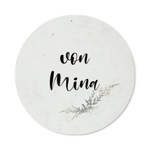 Adhesivos/stickers exclusivos en varios diseños para autoetiquetar, bricolaje, 50 mm de diámetro --- Diseño 16 - OFERTA