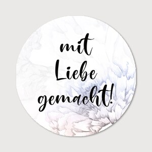 Exklusive Sticker/Aufkleber in verschiedenen Designs zum selbst beschriften, DIY, 50 mm Durchmesser --- Design 73 --- ABVERKAUF