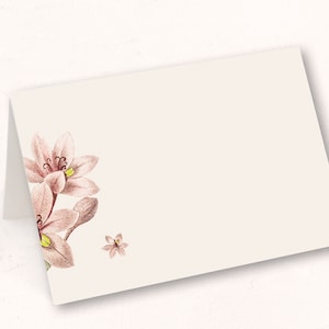 Cartões de lugar / cartões de visita / cartões de visita exclusivos para casamentos, baptizados, comunhões, etc. para escrever em si - desenho nº. 54 --- VENDAS