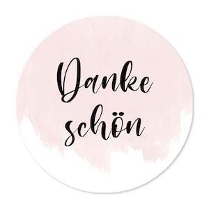 Exklusive Sticker/Aufkleber in verschiedenen Designs zum selbst beschriften, DIY, 50 mm Durchmesser --- Design 1 rosé --- ABVERKAUF