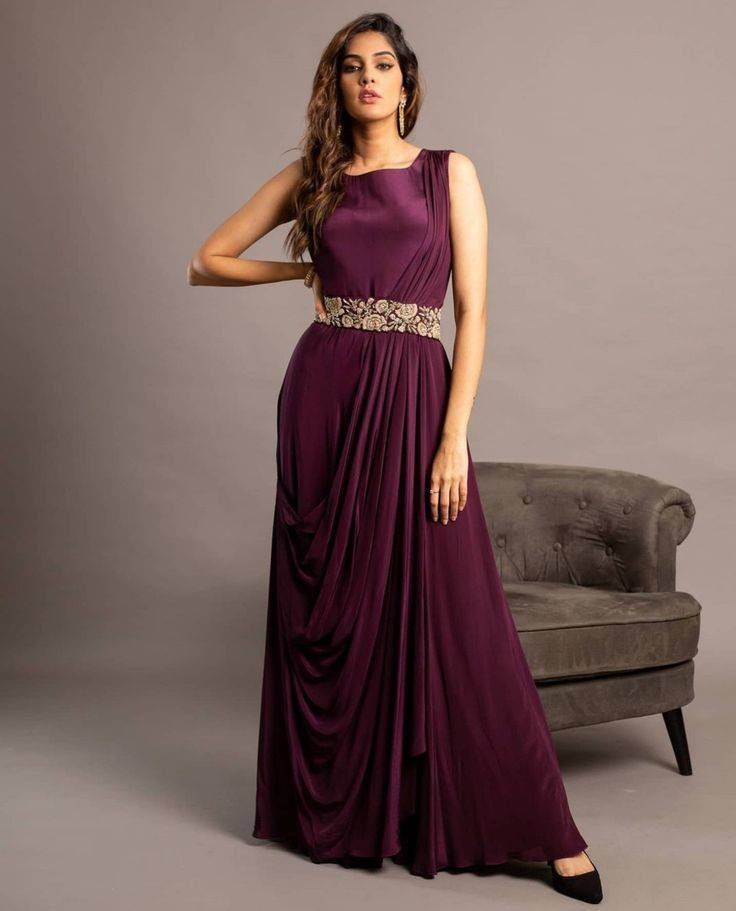Long Western Dresses For Party | Maharani Designer Boutique