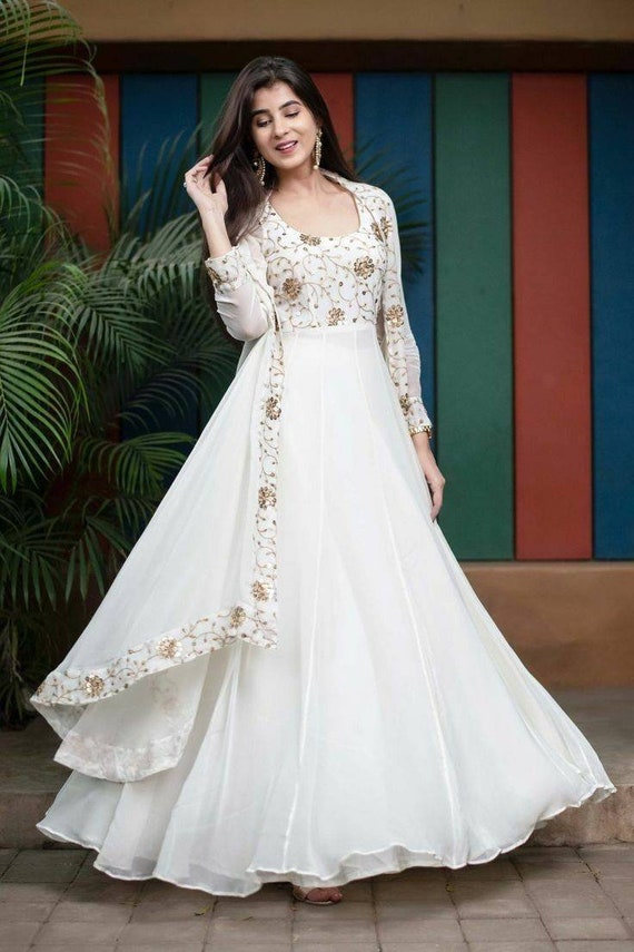 Long Designer Pakistani Dress For Engagement - Pakistani Suits -  SareesWala.com