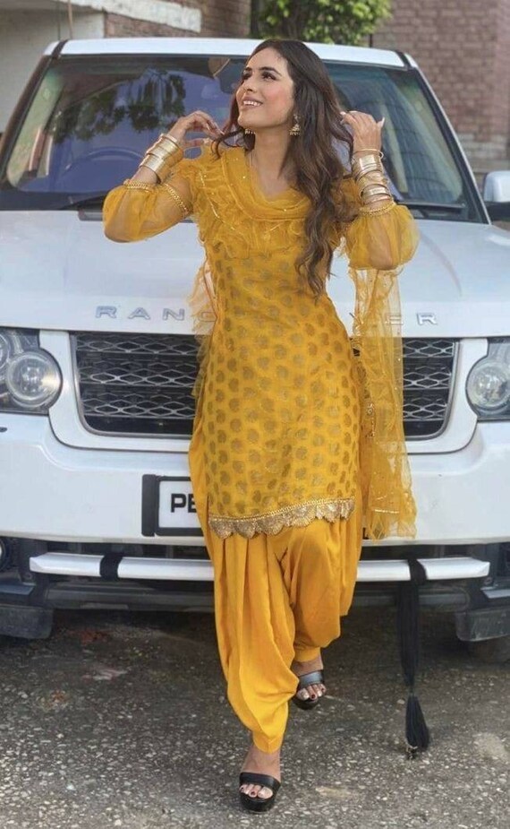 Punjabi suits hit differently. Love this colour! #punjabi #wedding  #browngirl #desi #punjabiwedding #indianwedding #outfit #weddingseason… |  Instagram