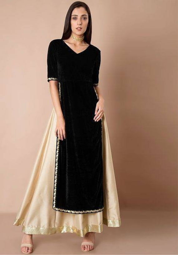 Buy Cream Kurtas for Women by Fusion Online | Ajio.com