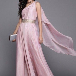 Daga - Ceremony Embellished Shoulder Motif Tutu Dress - Pink main image 0