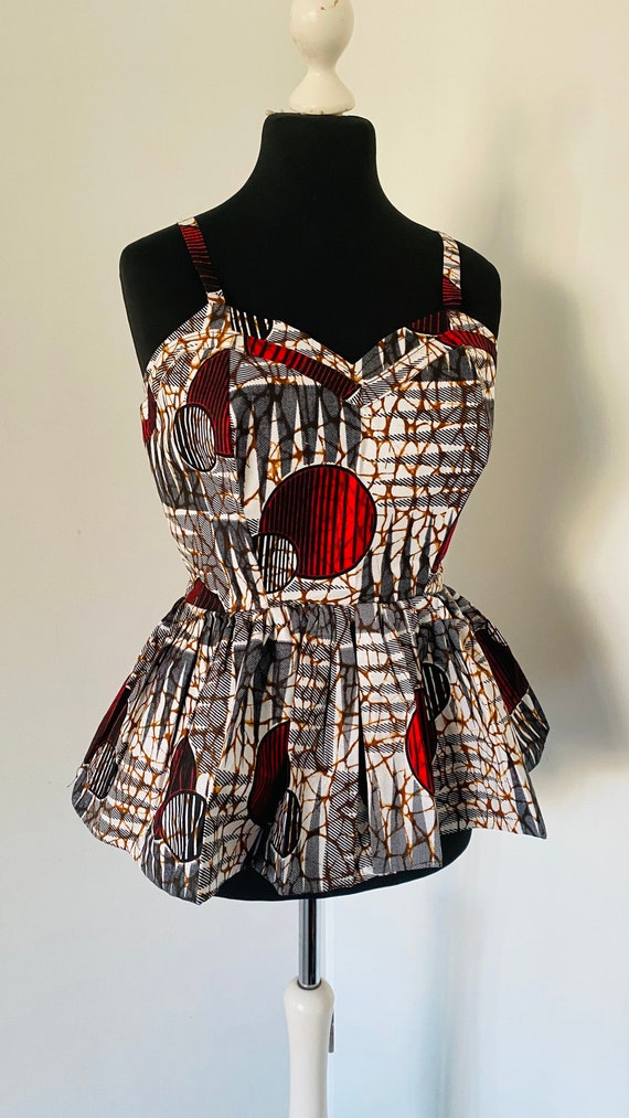 Bustier wax top