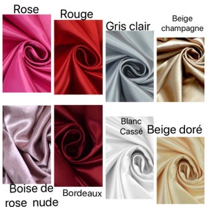 Taie doreiller en satin, taies doreillers en satin, protège les cheveux, soin des cheveux, soin du visage, taie doreiller ultra doux image 8