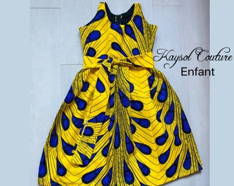 robe en wax pour enfant