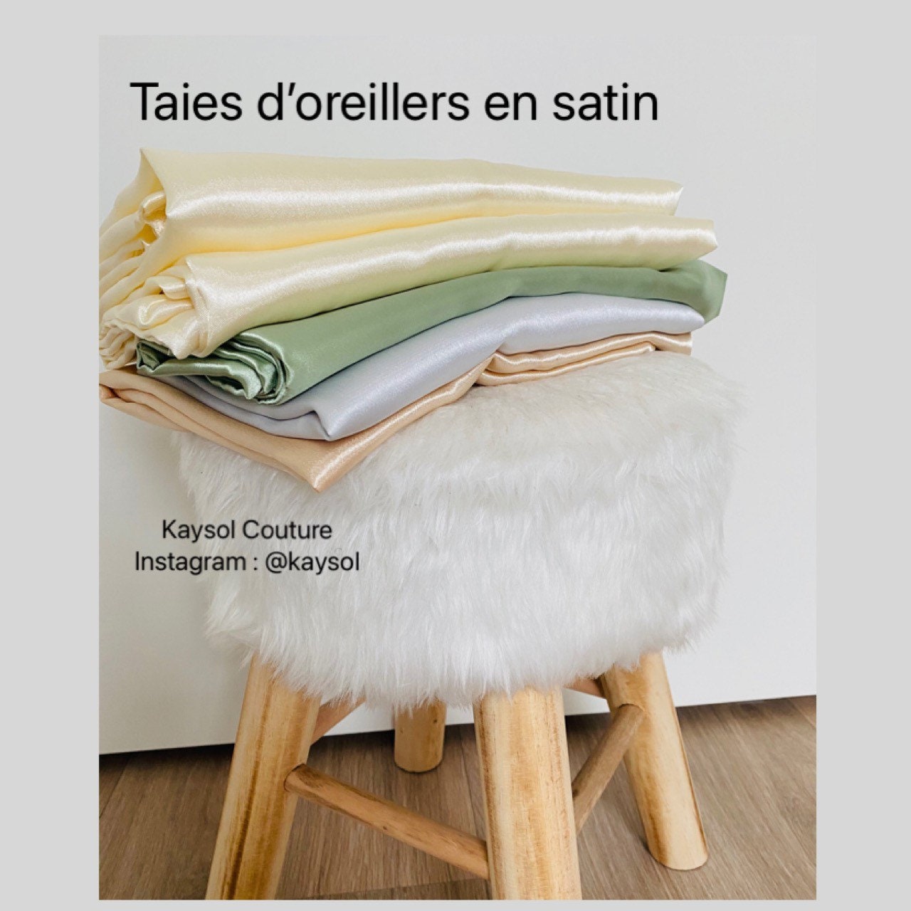 Taie d’oreiller en satin