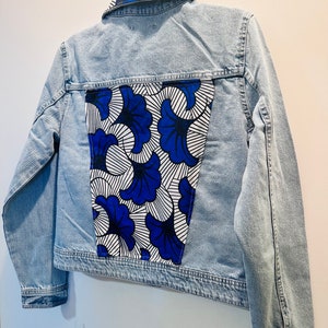 Denim jacket with Wax - original jacket - Capsule collection - Wax jacket - Original gift - Mixed woman and man