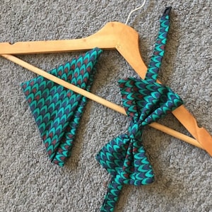Christmas gift idea for couples - wax couple accessories - Bow tie and belt for couples