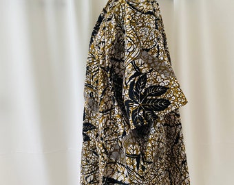 Kimono in Wax - Convertible - Short dress in Wax - 100 Cotton - Original Wax