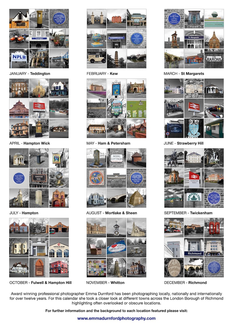 london-borough-of-richmond-calendar-2023-etsy
