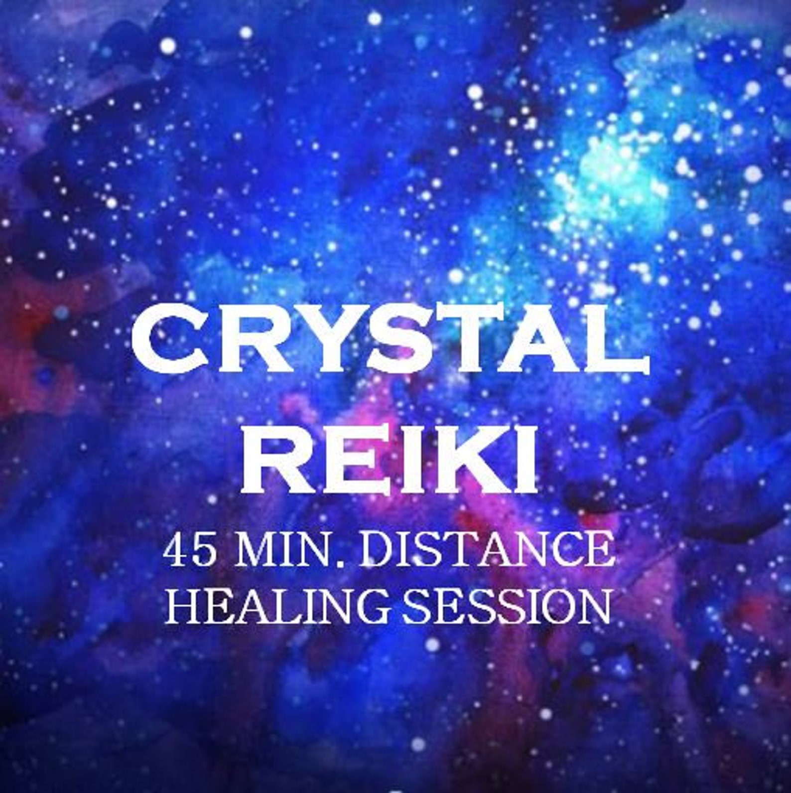 Crystal Reiki Long Distance Healing Session Reiki Energy Etsy