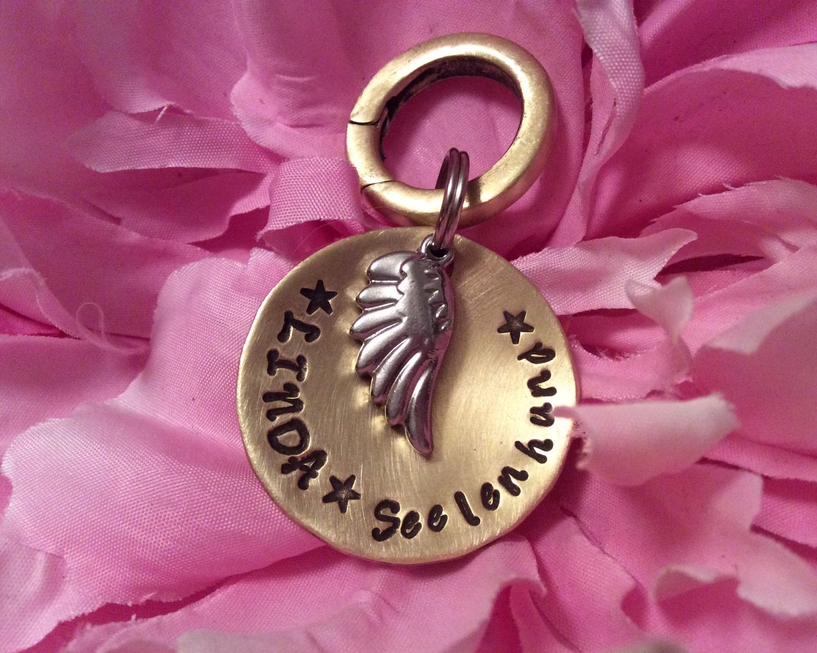 Hundemarke Schutzengel für deinen Hund Hunde ID Marke Etsy