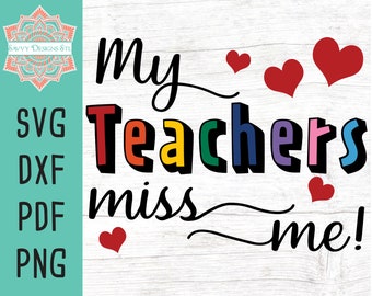 My Teacher Loves Me Etsy